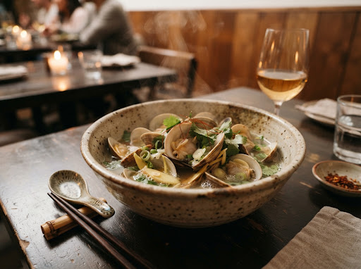 Clams in Rice Wine