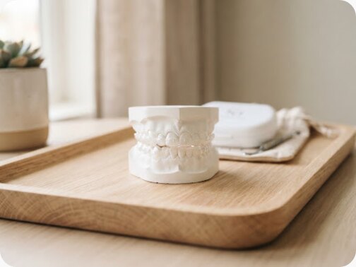 Orthodontics aligner model