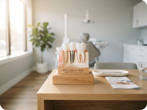 Implants consultation display