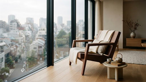 Walnut Lounge Chair